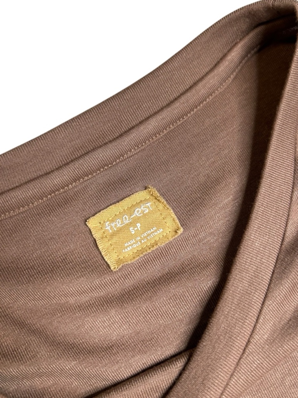 Free People Free-Est Good Feels Tee Mini Dress Brown NWT Small - Picture 12 of 14